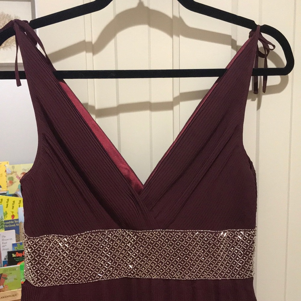 Maroon Betsey Johnson Evening Dress, worn once!